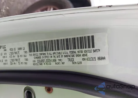 2013 Ram 2500 Laramie from USA, damaged, VIN 3C6UR5FL3DG541090